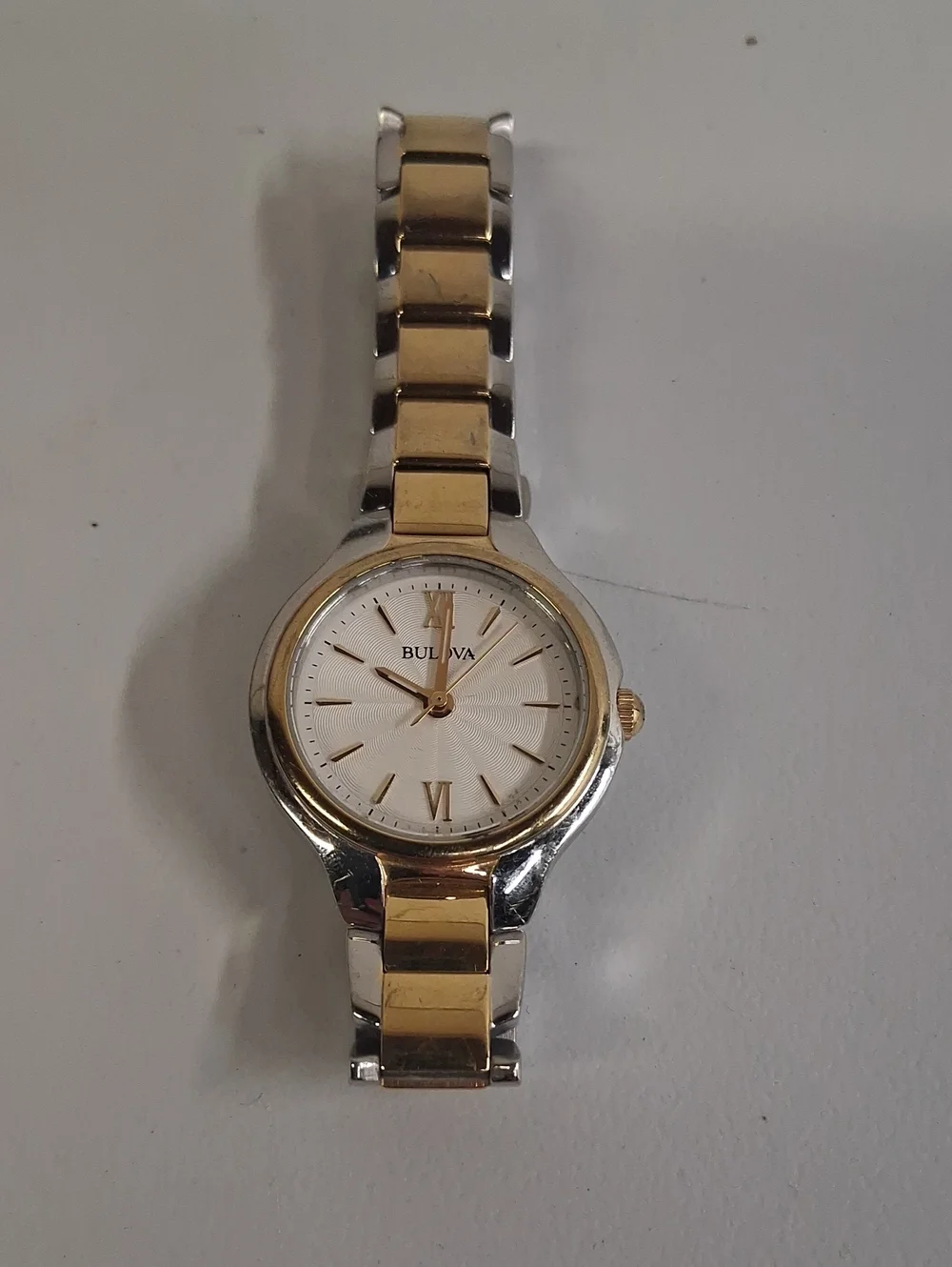 Womens Bulova Two-Tone Gold & Silver Women's Watch